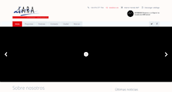 Desktop Screenshot of lara.es